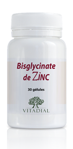 BISGLYCINATE DE ZINC - 30 gélules